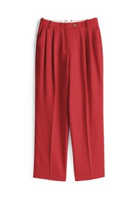 TH X SOFIA RICHIE GRAINGE WIDE LEG PANTS - Pantalon classique - medium red