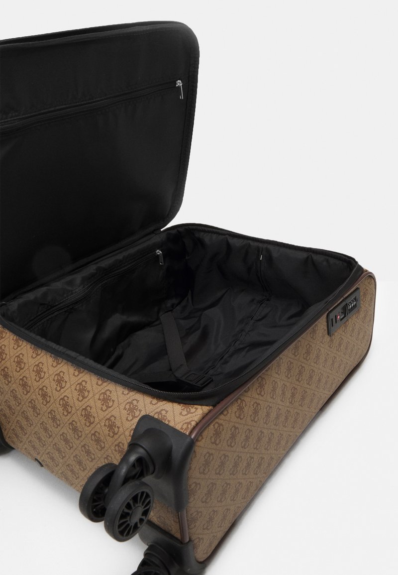 GUESS Valise marron brun clair pour femme et homme - Napoli Spinner