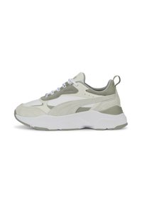 Puma CASSIA MIX  FÜR DAMEN - Sporta apavi - white vapor gray flat light gray