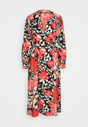 Object, OBJLIMONE MIDI DRESS - Päevakleit - hot coral