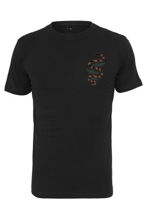 Mister Tee SNAKE TEE - T-shirt con stampa - black