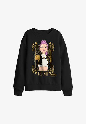 NETFLIX, KPOP DEMON HUNTERS RUMI GOLDEN FRAME UNISEX - Sweatshirt - black