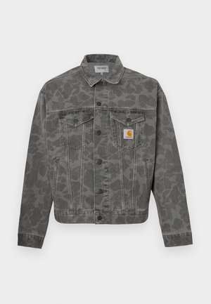 HELSTON JACKET - Džínová bunda - black