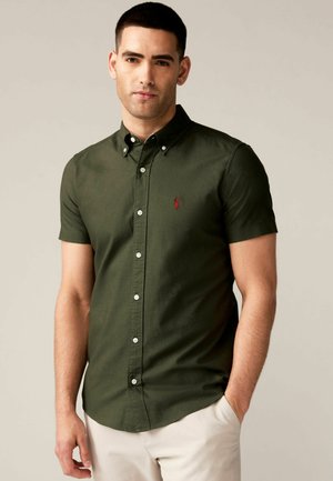 Next SHORT SLEEVE OXFORD  SLIM FIT. - Pluus - green