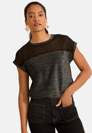 Love & Roses REGULAR FIT  - Blouse - black metallic