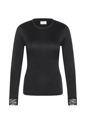 Kaffe, KAKITTY LS T-SHIRT - T-shirt à manches longues - black deep