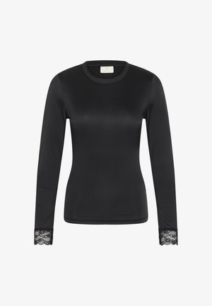 Kaffe, KAKITTY LS T-SHIRT - Langarmshirt - black deep