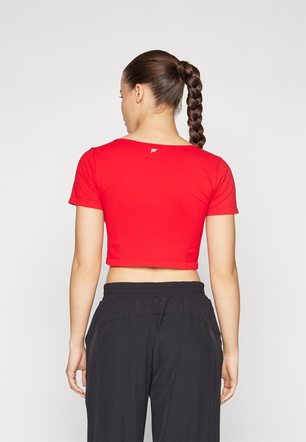 SLEEK SEAMLESS SHORT SLEEVE TOP - Print T-shirt4