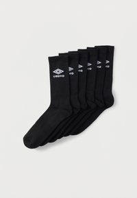 Umbro DIAMOND LOGO UNISEX 6 PACK - Κάλτσες - black