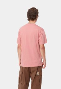 Carhartt WIP MADISON - Camiseta básica - dusty rose white