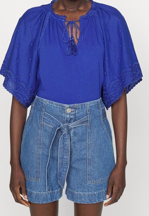 T-shirt con stampa - blue