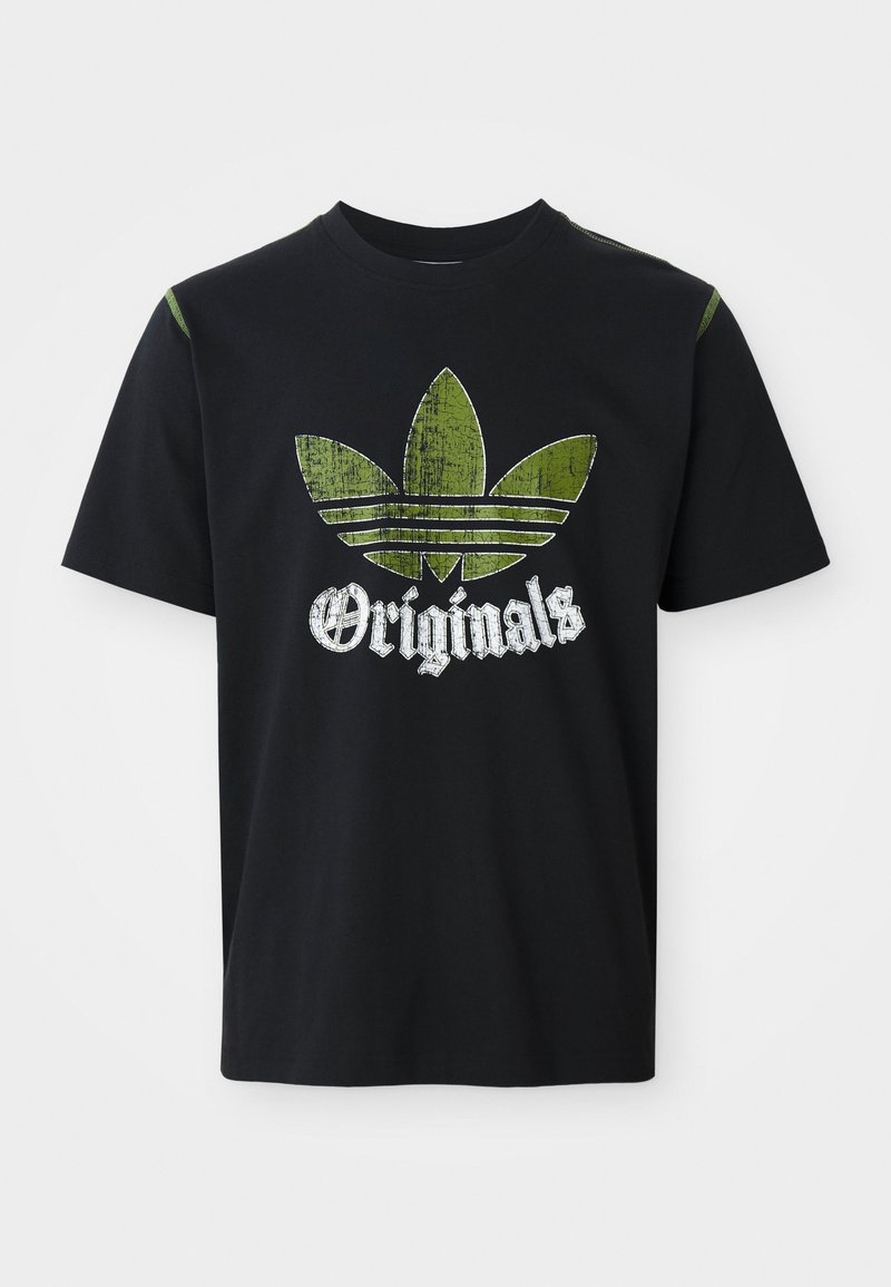 adidas Originals T-shirt print zwart adidas Originals T-shirt print zwart