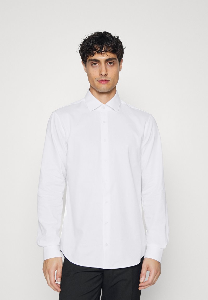Calvin Klein Tailored STRUCTURE FITTED SHIRT Formal shirt white