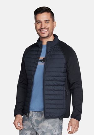 Skechers JAS HYBRID - Light jacket - black