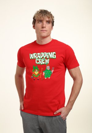 Henry Tiger SPONGEBOB SQUAREPANTS WRAPPING CREW - T-shirt z nadrukiem
