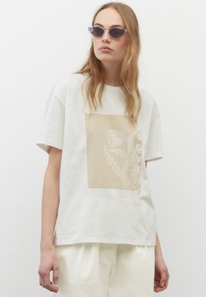 SOFTER QUALITÄT - Print T-shirt - scandinavian white