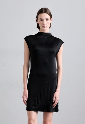 CAP SLEEVE DRESS - Robe en jersey - black