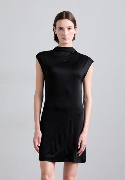 Filippa K CAP SLEEVE DRESS - Robe en jersey - black