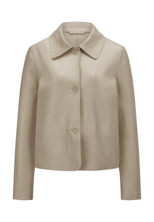 CANNA - Lederjacke - hell beige
