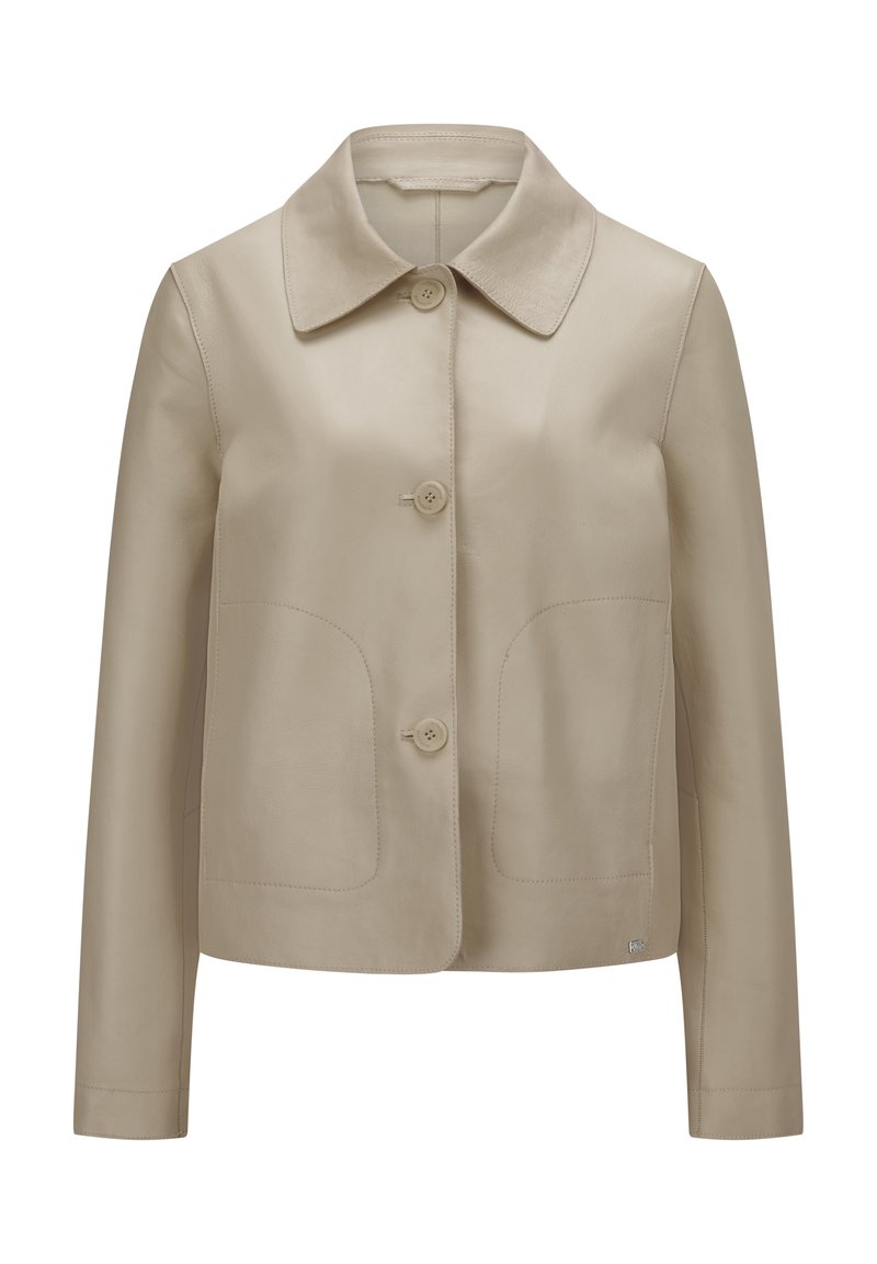 Milestone CANNA - Lederjacke - hell beige