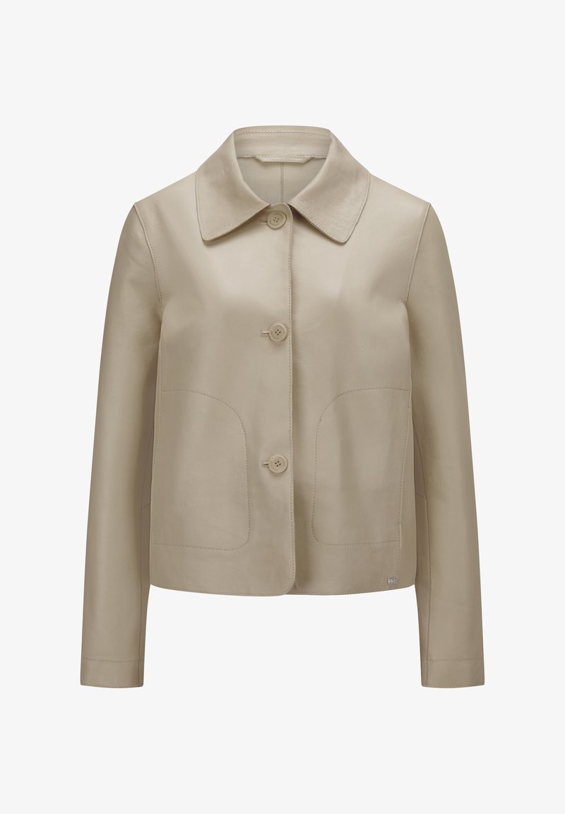 Milestone CANNA - Lederjacke - hell beige
