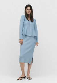 STOCKH LM HANNE KNITTED - A-linjekjol - blue