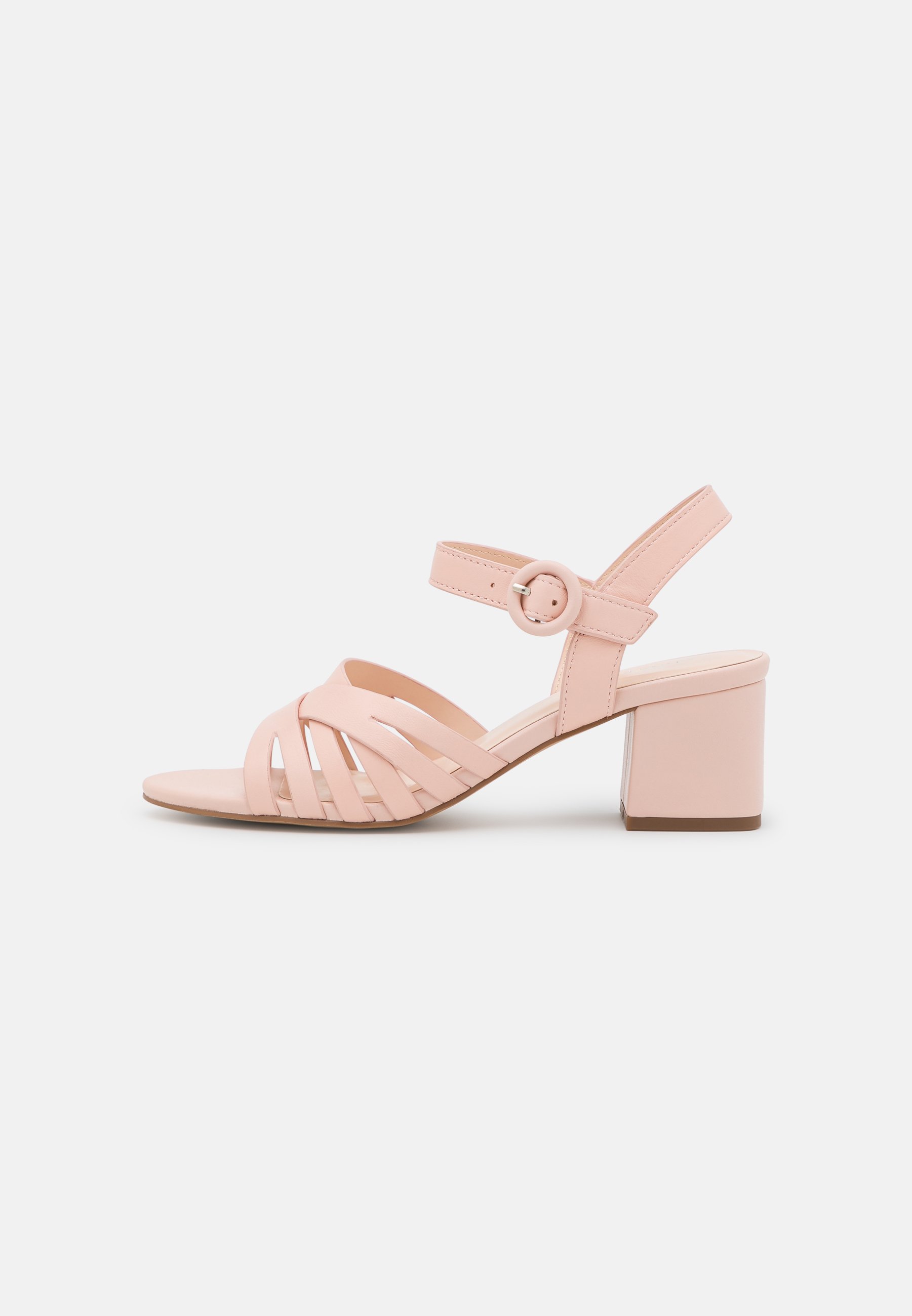 pink leather sandals uk