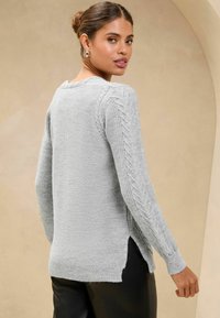 Lipsy REGULAR FIT - CABLE  - Džemper - grey