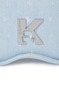 Karl Lagerfeld Jeans HANDLE BOUCLE - Torbica - washed blue boucle
