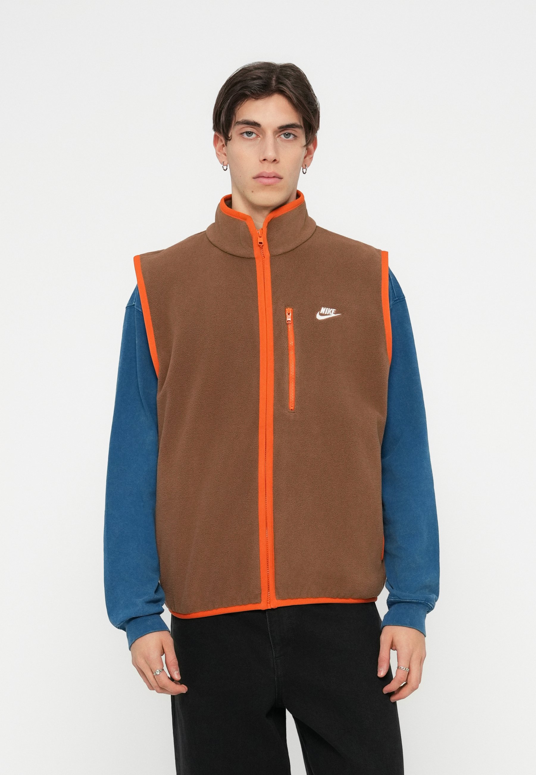 orange nike vest