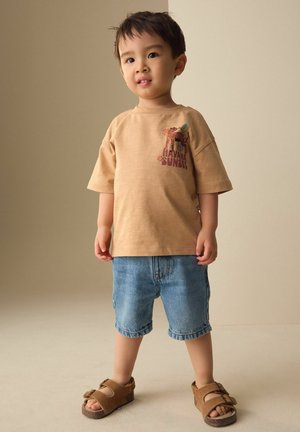 Next, REGULAR FIT - SHORT SLEEVE BACK PRINT T-SHIRT  . - T-shirts print - tan cheetah havana sunset