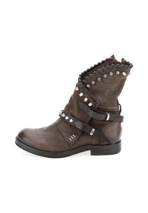 VERTI - Bottines de cowboy / motard - dark brown
