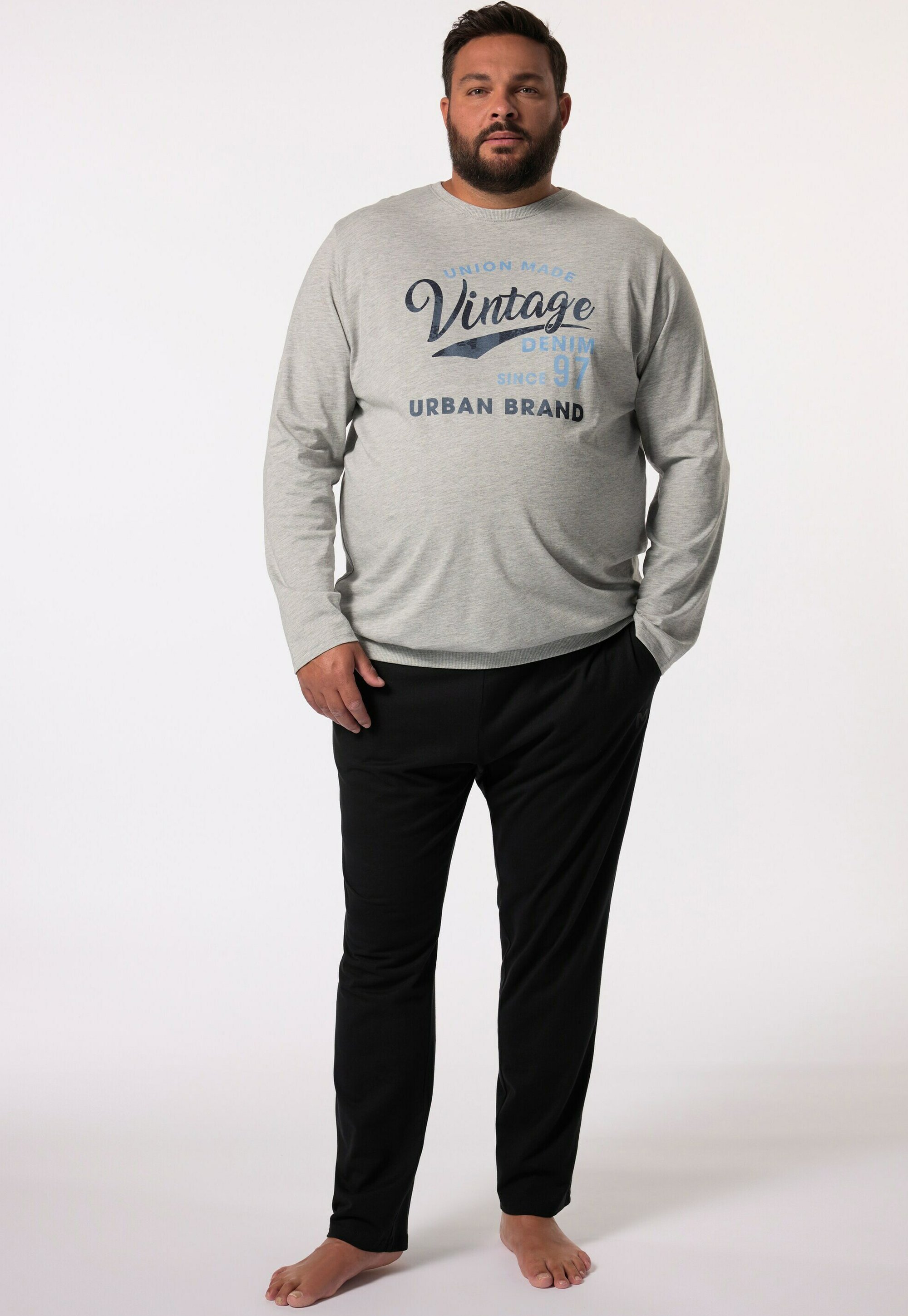 Loose Fit Grey Mens Pyjamas Grey Pajama Pants Men's Buy Light