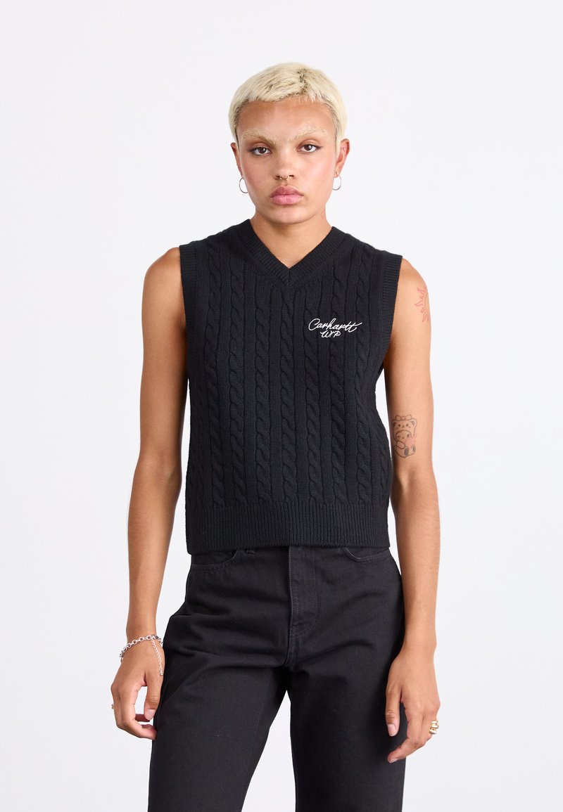Carhartt WIP SIGNATURE - Svetrík - black/wax