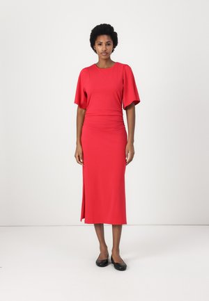 ALNUS NATHALA DRESS - Jerseykjole - cherry red