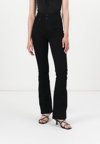 Pepe Jeans FLARE CONTOUR - Trapezaste traperice - black denim