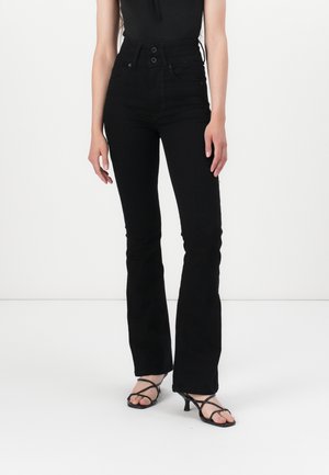 Pepe Jeans FLARE CONTOUR - Jean flare - black denim