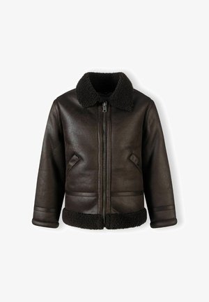 AVIATOR - Jakna iz umetnega usnja - brown