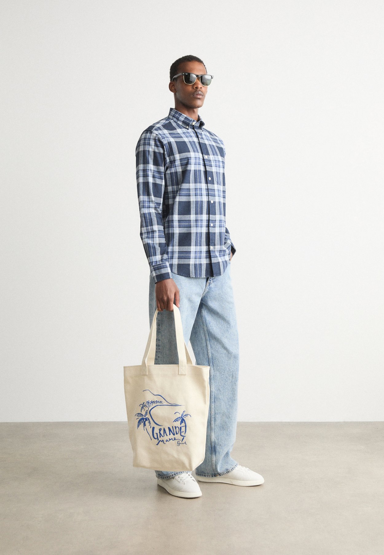 TARTAN MELANGE CHECK SHIRT