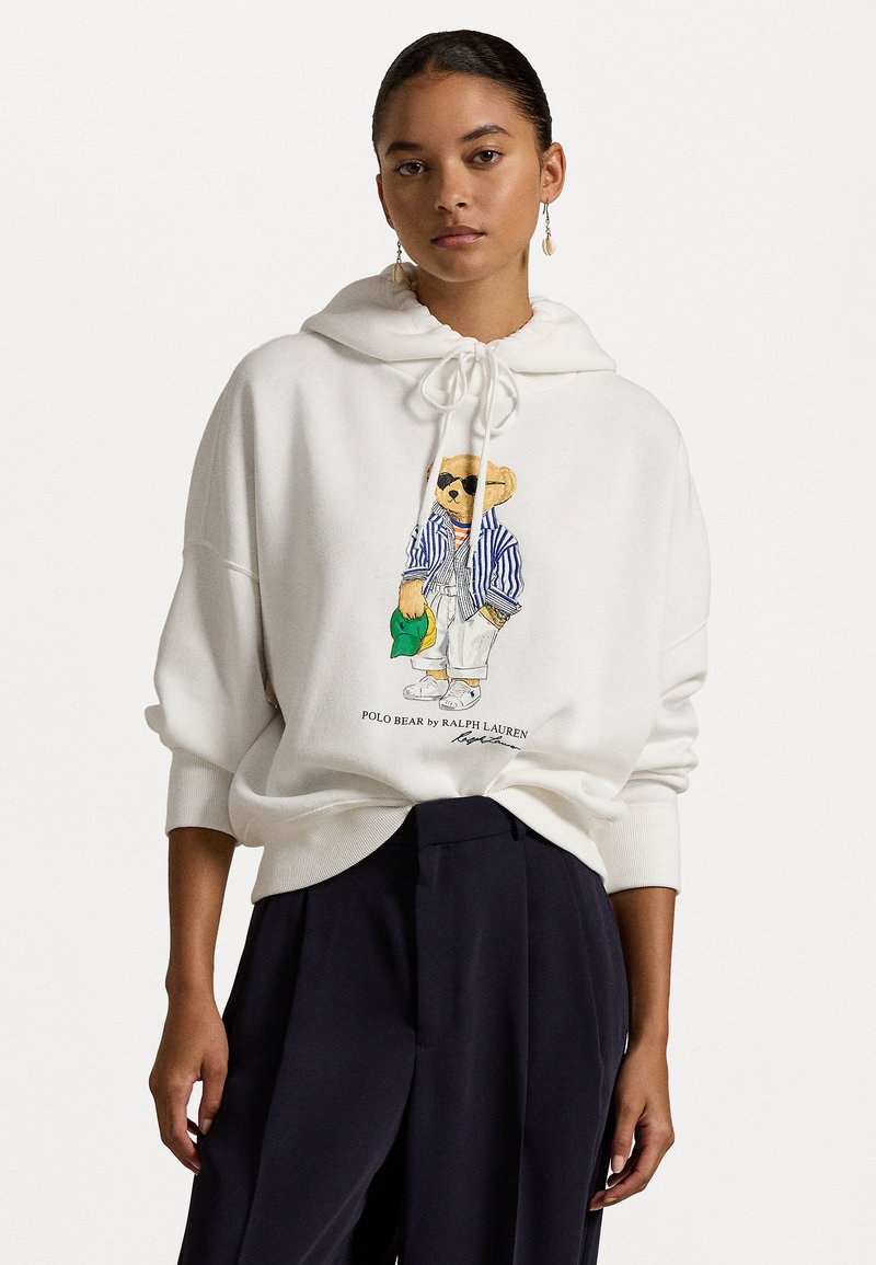 Polo Ralph Lauren - POLO BEAR FLEECE HOODIE - Sweatshirt - white, Enlarge