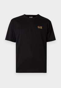 Camiseta estampada - black/gold