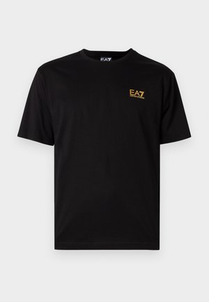 EA7 Emporio Armani Print T-shirt - black/gold