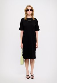 Armani Exchange VESTITO - Jerseyklänning - black