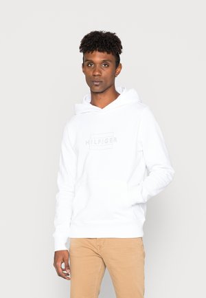 LINEAR FLAG HOODY - Sweat à capuche zippé - white