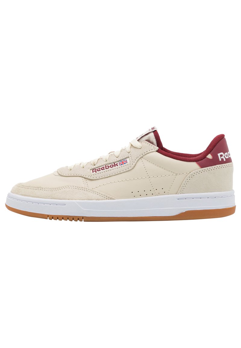 Reebok Classic COURT PEAK UNISEX - Trainers - alabaster/classic burgundy