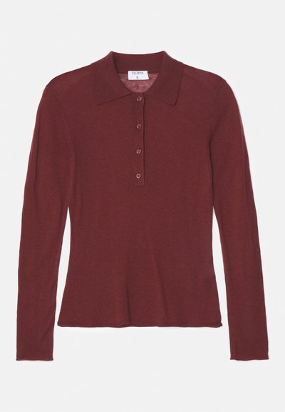 Filippa K Strikkegenser - mahogany