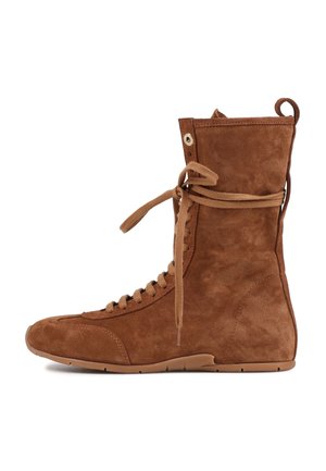 Bronx, Bottines à lacets - cognac