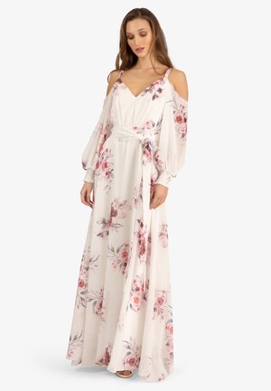 Robe longue - weiß multicolor