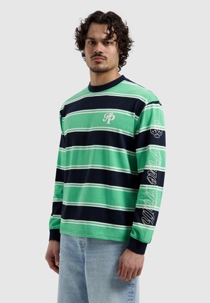Pure Path, BOXY FIT CREWNECK LS T-SHIRTS - Long sleeved top - emerald