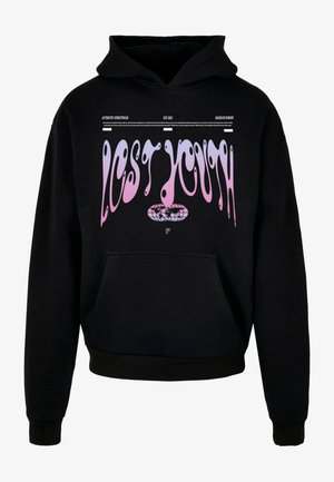 HEAVY HOODIE AUTHENTIC UNISEX - Kapucnis pulóver - black